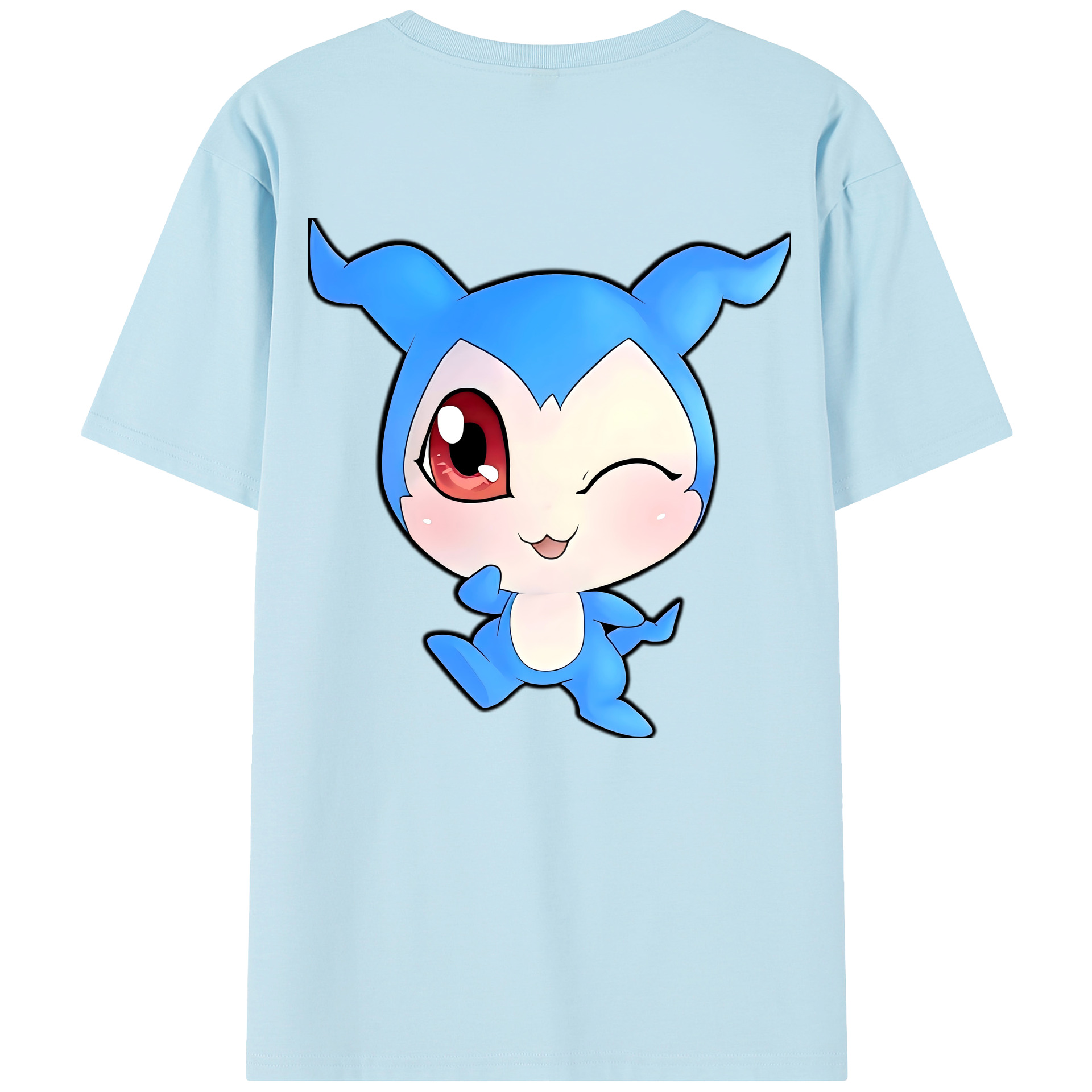 （画像用） Digimon デジタルモンスター/デジモン 綿100％半袖Tシャツ（背面プリント）